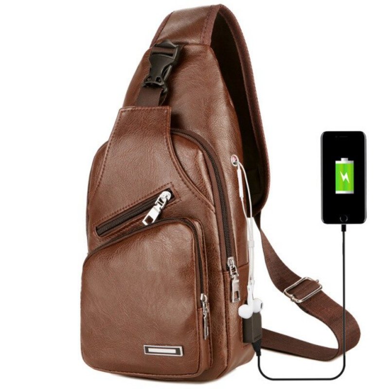Bolsa Transversal de Couro - Soube 