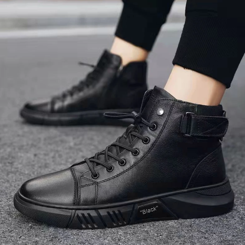 Bota Masculina de Couro Black Titan - Soube 