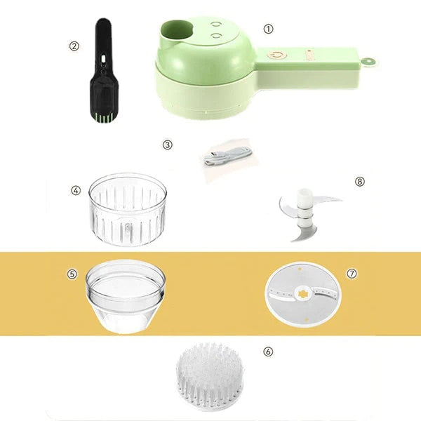 TrituraChef™ Assistente de Cozinha Multifuncional Para Você Ser Um Chef em Casa - Soube 